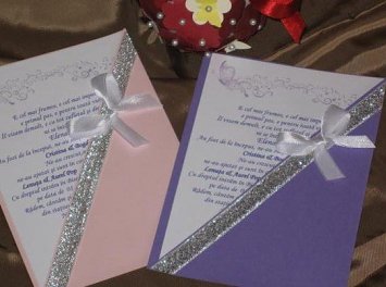 Invitatii nunta handmade Nunta Sibiu