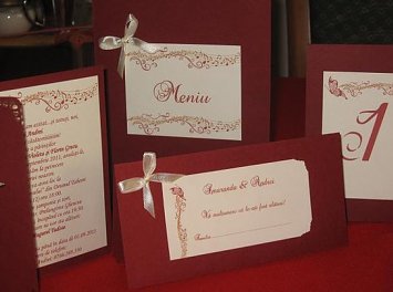 Invitatii nunta handmade Nunta Sibiu